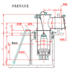 Well Drum Axial-Flow Pump with Wall Pipe and Float Flap